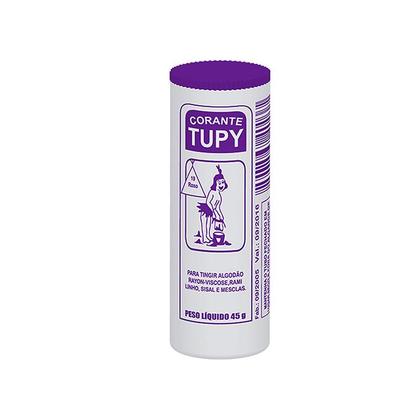 Imagem de Tinta de Roupa Corante ALGODÃO Tupy Cores Tradic Tingir Roupas Tecidos 45g 1 Unidade