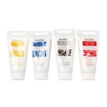 Imagem de Tinta De Xilogravura Para Tecido 4 Cores Speedball