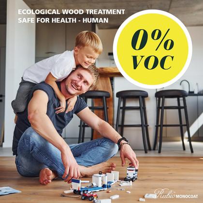 Imagem de Tinta e acabamento para madeira Rubio Monocoat Cotton White 130ml