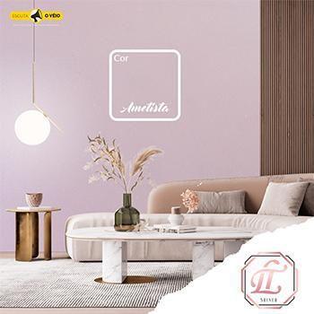 Imagem de Tinta Efeito Cimento Queimado 2,5KG Ametista Lt Shine