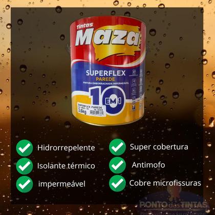 Imagem de Tinta Emborrachada Superflex 10 em 1 3,6KG Cores