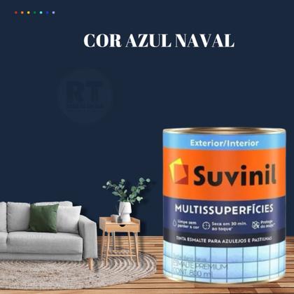 Imagem de Tinta Epóxi Base Água Suvinil Multissuperfícies Azulejos e Banheiros Antimofo Lavável 800ml