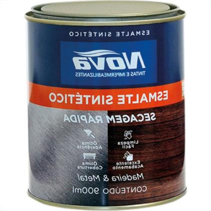 Imagem de Tinta Esmalte. 1/4 (900ml) Sintetico Nova Platina