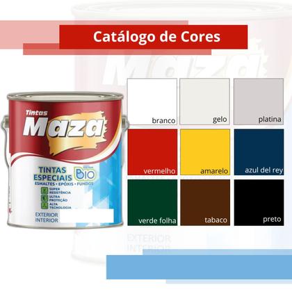 Imagem de Tinta Esmalte Base Água Brilhante Maza 3,6L Cores - Tabaco