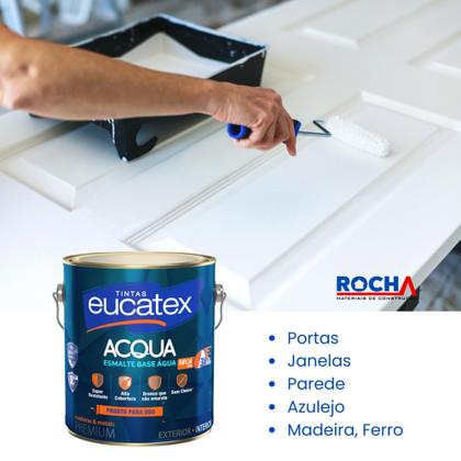 Imagem de Tinta Esmalte Base Água para Ferro e Madeira 3,6l