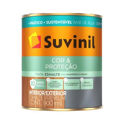 Imagem de Tinta Esmalte Base Água Seca Rápido 900ml Suvinil Cores