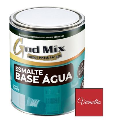 Imagem de Tinta Esmalte Base D'Água 900ml Cores Madeira Porta Metal Ferro Azulejo Parede Sintético Anti Mofo
