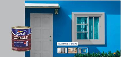 Imagem de Tinta Esmalte Coralit Alto Brilho Coral - Diversas Cores - 900ml