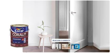 Imagem de Tinta Esmalte Coralit Alto Brilho Coral - Diversas Cores - 900ml