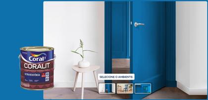 Imagem de Tinta Esmalte Coralit Alto Brilho Coral - Diversas Cores - 900ml