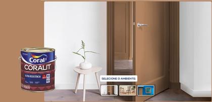 Imagem de Tinta Esmalte Coralit Alto Brilho Coral - Diversas Cores - 900ml