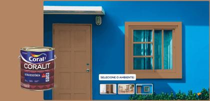 Imagem de Tinta Esmalte Coralit Alto Brilho Coral - Diversas Cores - 900ml