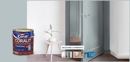 Imagem de Tinta Esmalte Coralit Alto Brilho Coral - Diversas Cores - 900ml