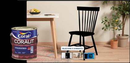 Imagem de Tinta Esmalte Coralit Alto Brilho Coral - Diversas Cores - 900ml