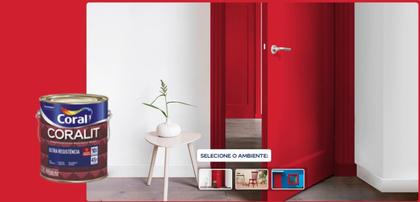 Imagem de Tinta Esmalte Coralit Alto Brilho Coral - Diversas Cores - 900ml