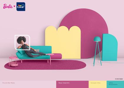 Imagem de Tinta Esmalte Coralit Total Brilhante Coleção Barbie 3,2L