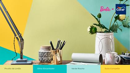 Imagem de Tinta Esmalte Coralit Total Brilhante Coleção Barbie 800ML