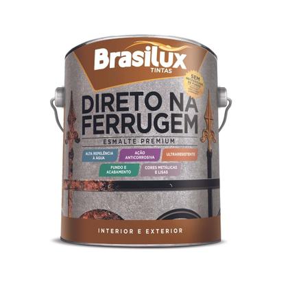 Imagem de TINTA ESMALTE DIRETO NA FERRUGEM - CORES - 3,6 LITROS Escolha Sua Cor:BRANCO