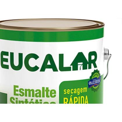 Imagem de Tinta Esmalte. Galao 3,6 Litros Sintetico Eucalar Platina