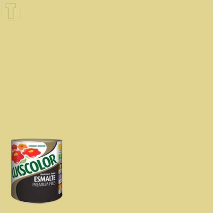 Imagem de Tinta esmalte lukscolor alto brilho 900ml marfim