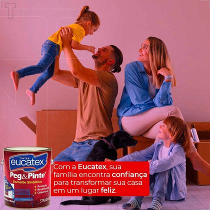 Imagem de Tinta esmalte sintetico eucatex 3600ml verde folha brilhante peg pinte