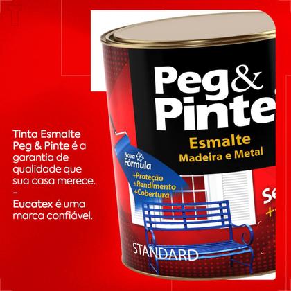 Imagem de Tinta esmalte sintetico eucatex 900ml azul mar brilhante peg pinte