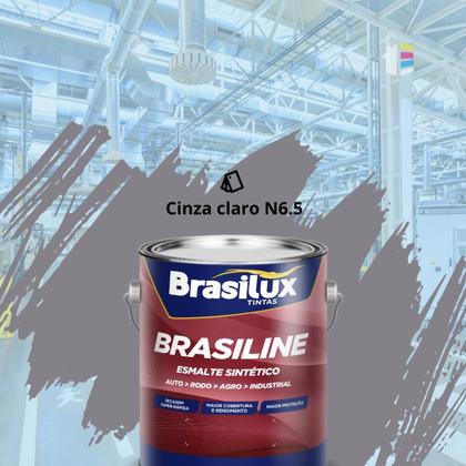 Imagem de Tinta Esmalte Sintético Industrial 900ml Brasiline - Cores