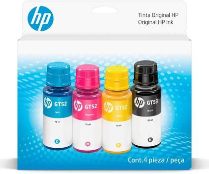 Imagem de Tinta gt51 e gt52 kit com 4 refil para 5800 5810 5820 gt5822
