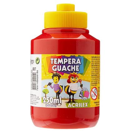 Imagem de Tinta guache Acrilex 250 ml - vermelho fogo