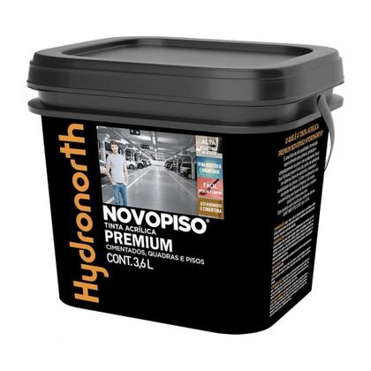 Imagem de Tinta Hydronorth Novopiso Premium Piso  3,6L Fosco Grafite Galao  00093296