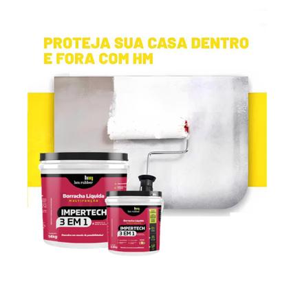 Imagem de Tinta Impermeabilizante 3 Em 1 Borracha Líquida  14kg 