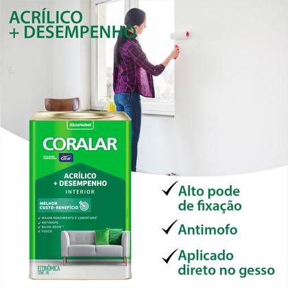 Imagem de Tinta Látex Coralar Anti Mofo Parede 18 Litros