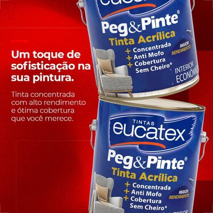 Imagem de Tinta latex eucatex peg pinte acrilico areia pipa 3600ml