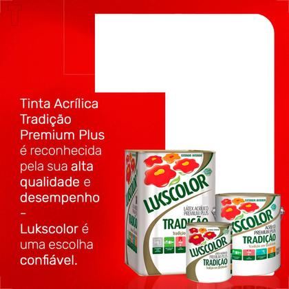 Imagem de Tinta latex lukscolor tradicao acrilico fosco 18l azul ceu