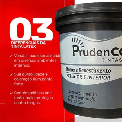 Imagem de Tinta latex prudencollor economico balde 18kg algodao egipcio