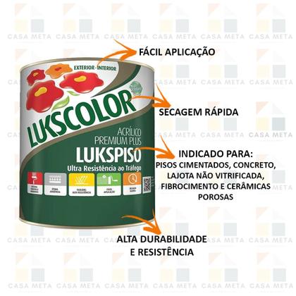 Imagem de Tinta Lukspiso Premium Plus Acrílico 900ml Lukscolor