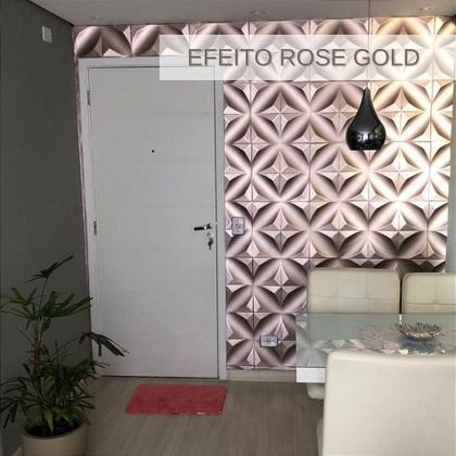 Imagem de Tinta Metálica Efeito Rose Gold - Base Automotiva - Mini Kit 900ml para Pintura em Diversas Superfícies