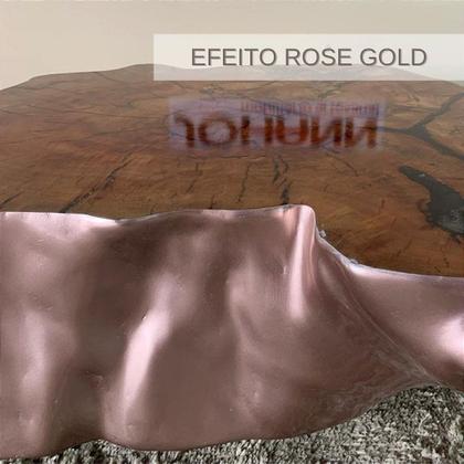 Imagem de Tinta Metálica Efeito Rose Gold - Base Automotiva - Mini Kit 900ml para Pintura em Diversas Superfícies