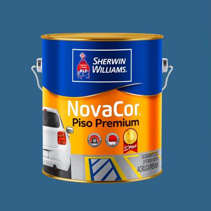 Imagem de Tinta novacor piso premium fosco azul 21 3,6lt