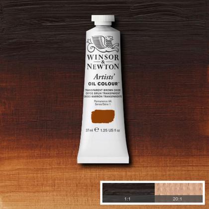 Imagem de Tinta Óleo Artists 37ml Winsor & Newton S1 648 Transparent Brown Oxide