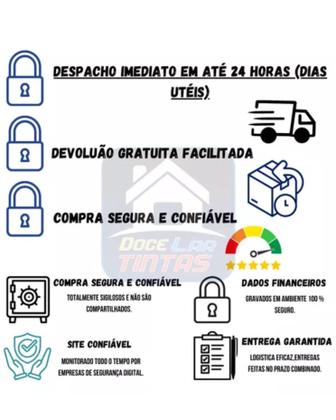 Imagem de Tinta p/ madeira e metal secagem rapida 3,6 l varias cores