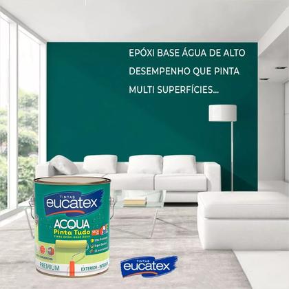 Imagem de Tinta Para Azulejos Epóxi Base Água Eucatex 3,6l - Branco