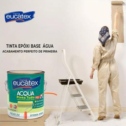 Imagem de Tinta Para Azulejos Epóxi Base Água Eucatex 3,6l - Branco