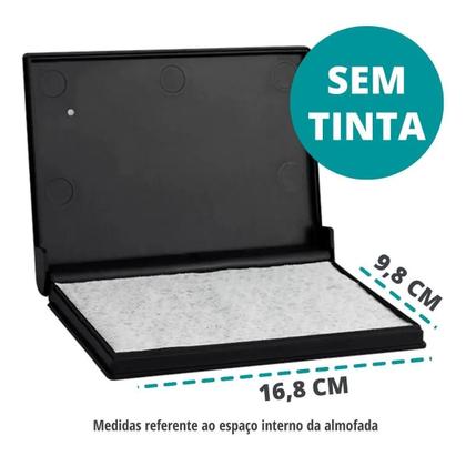 Imagem de Tinta para carimbo tecido rápida almofada N4 sem tinta