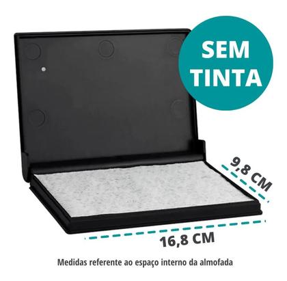 Imagem de Tinta para carimbo tecido rápida almofada N4 sem tinta