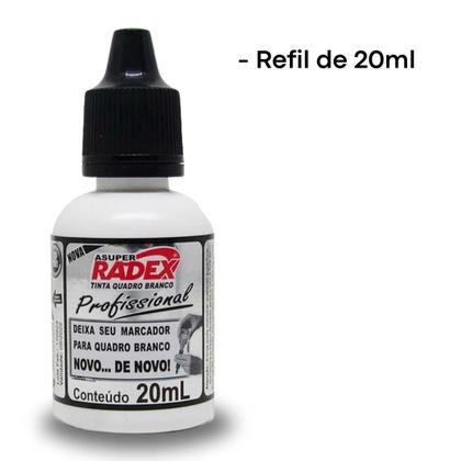 Imagem de Tinta para Marcador de Quadro Branco Radex 20ml Preto