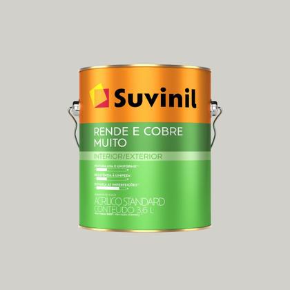 Imagem de Tinta Para Parede Antimofo Rende e Cobre Muito Suvinil 3,6l Crômio