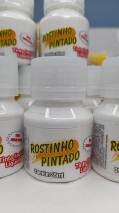 Imagem de Tinta para pintar o rosto Branco 35 ml Rostinho Pintado