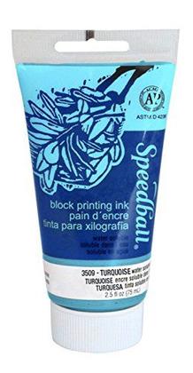Imagem de Tinta Para Xilogravura Speedball 75ml Turquesa 3509