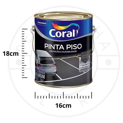 Imagem de Tinta Pinta Piso Alta Resistencia 3,6lt Coral Escolhe A Cor -